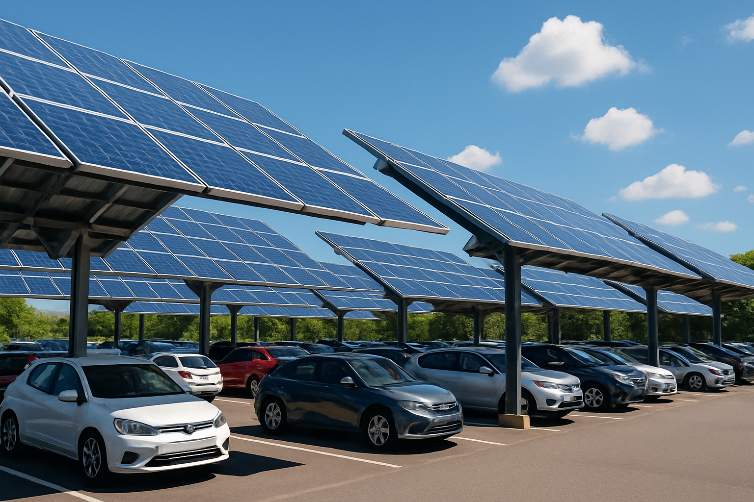 Ombrière photovoltaïque