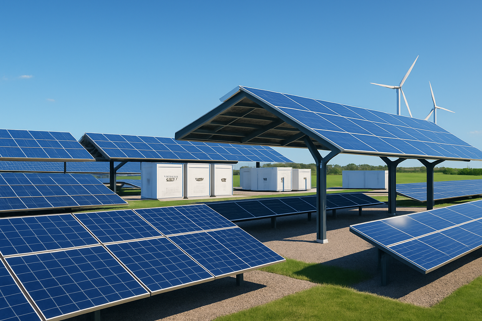 Centrale solaire en toiture